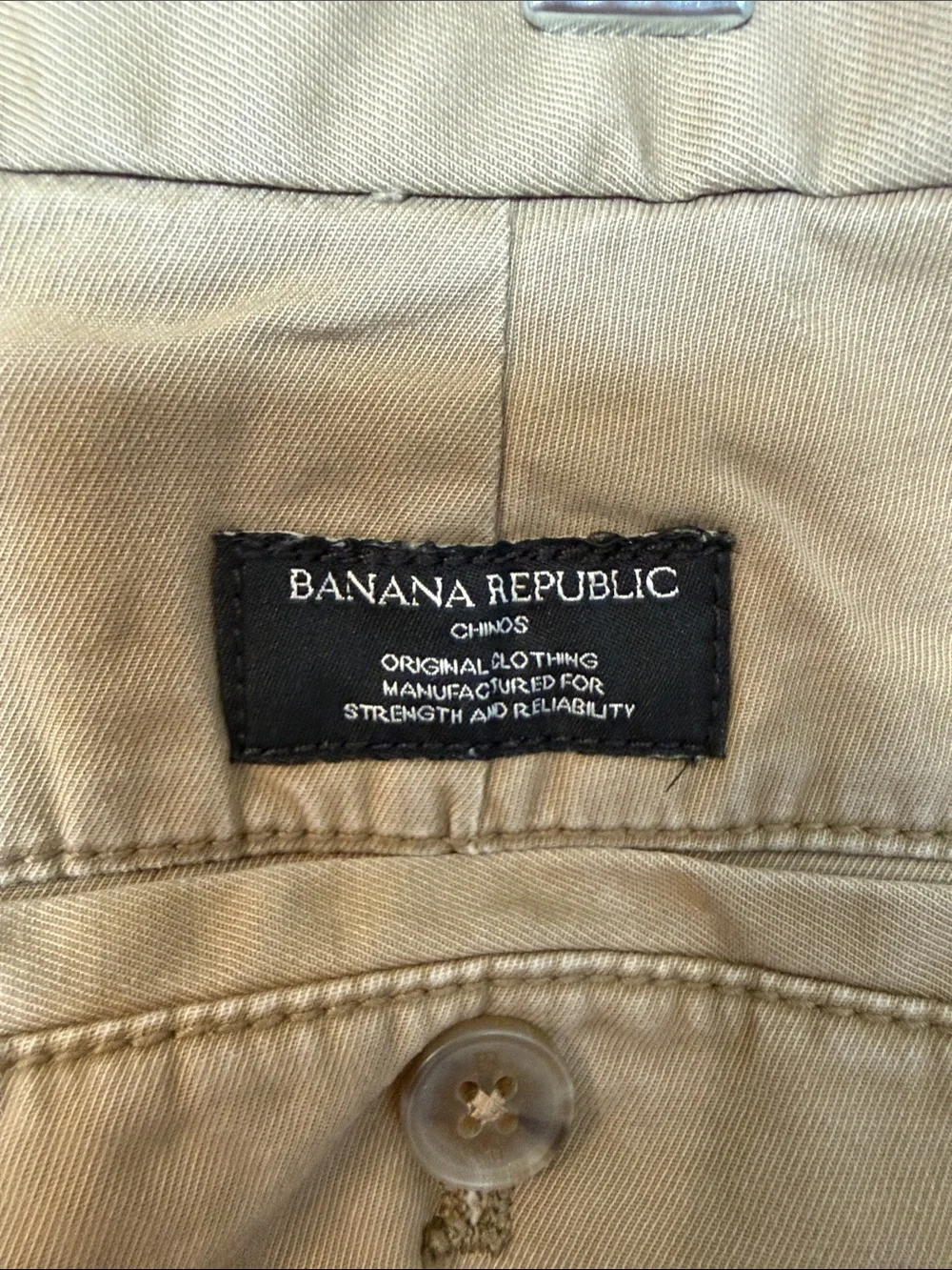 Banana Republic Men's Olive/Tan Chinos